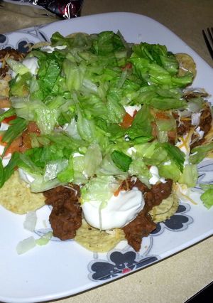 A picture of My Moms Easy Nachos (meal or appetizer).