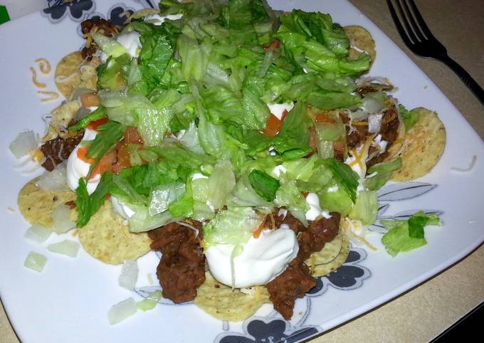Easiest Way to Make Any-night-of-the-week My Moms Easy Nachos (meal or appetizer)