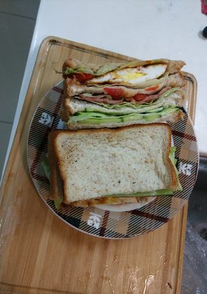 總匯三明治 的食譜成品照片