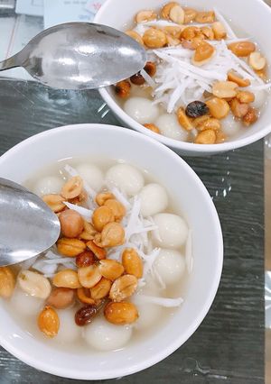 Hình của món Sủi dìn Thái Nguyên.