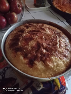 Una foto de Torta de manzana