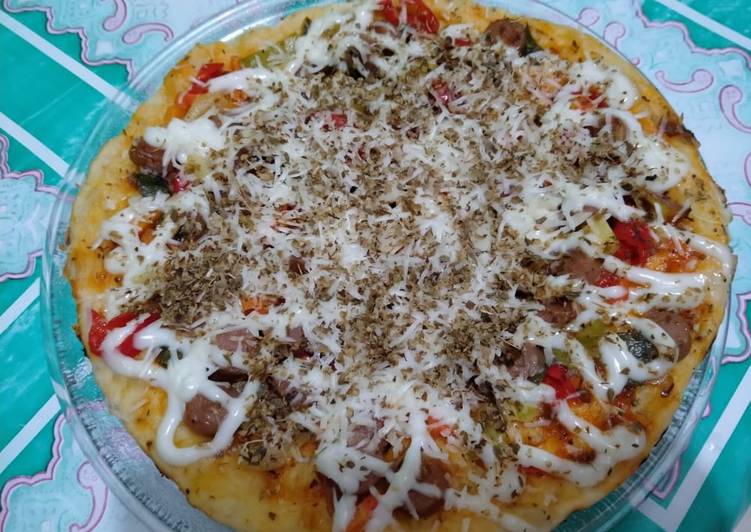 Pizza homemade teflon