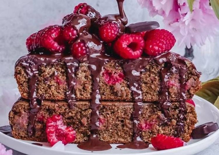 Simple Way to Prepare Ultimate Pancake al cioccolata fondente e lamponi