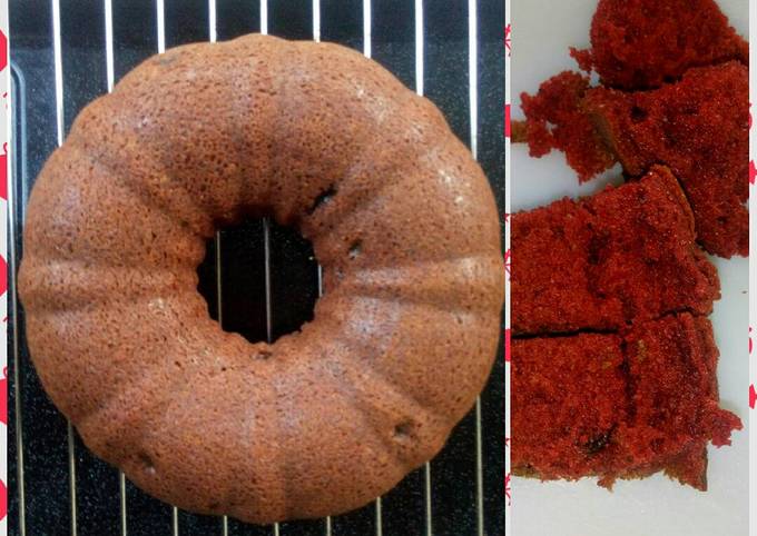 Recipe of Award-winning Red velvet bundt fruit cake