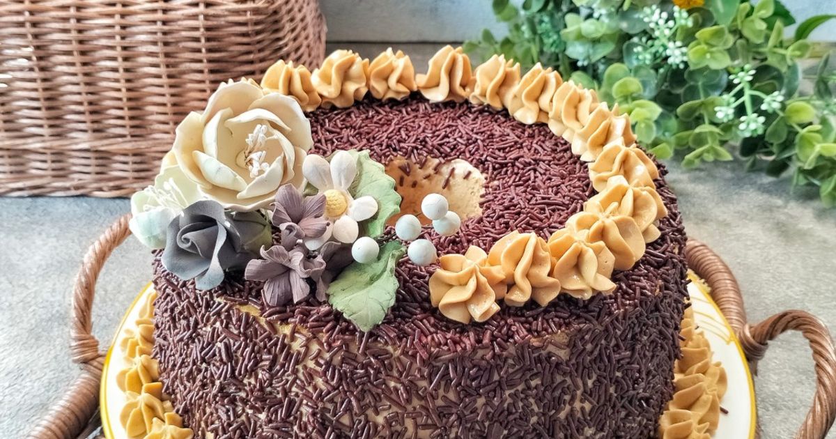 Mocca Chiffon Cake (Putih Telur)
