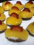 Orange custard mini tarts