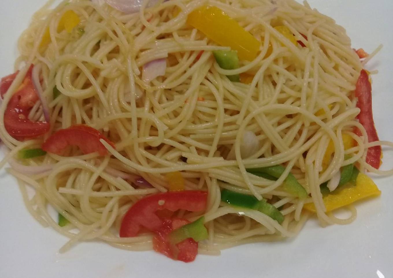 Buttered spaghetti