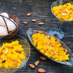 A picture of Anday ka halwa.