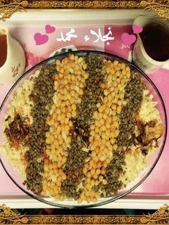 صورة لوصفة طريقة عمل الكشرى المصرى
