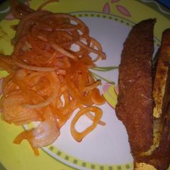 Veg Fried chaap A picture of Veg Fried chaap.