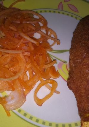 A picture of Veg Fried chaap.