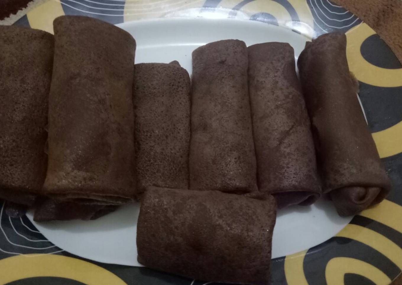 Dadar Gulung Pisang Coklat