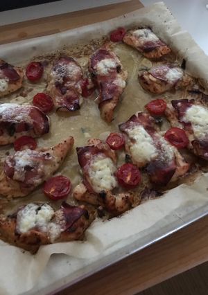 Sütőben sült görögös csirkemell recept fotója