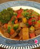 Guiso de carne de res con vegetales en su jugo🌺