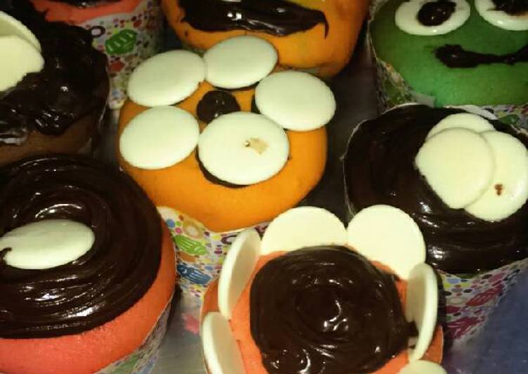 Resep Cupcakes Vanila Warna Warni Anti Gagal