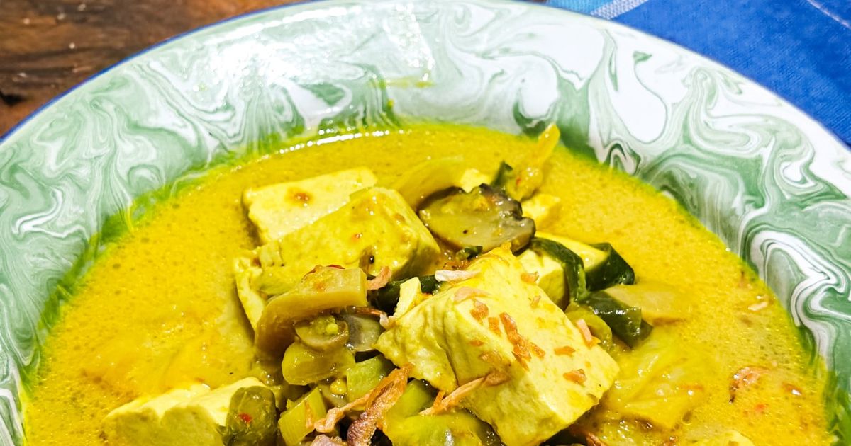 Tongseng Jamur dan Tahu