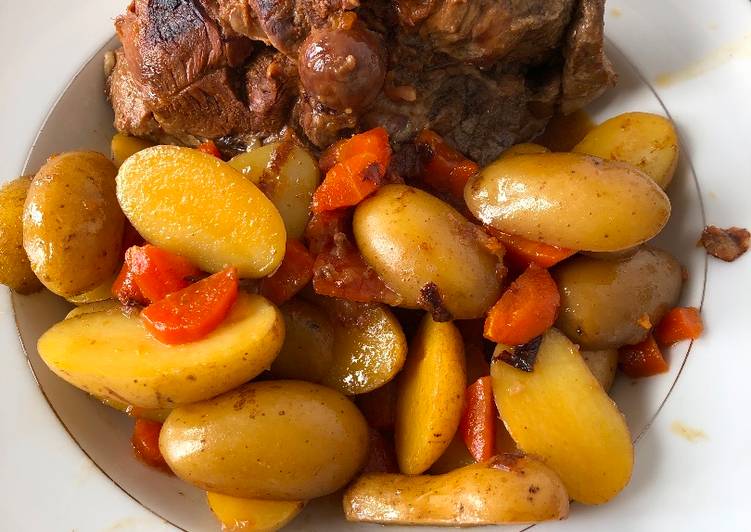 La Meilleur Recette De Epaule d&#39;agneau aux légumes