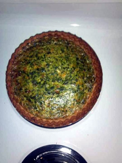 A picture of Spinach Florentine Quiche.