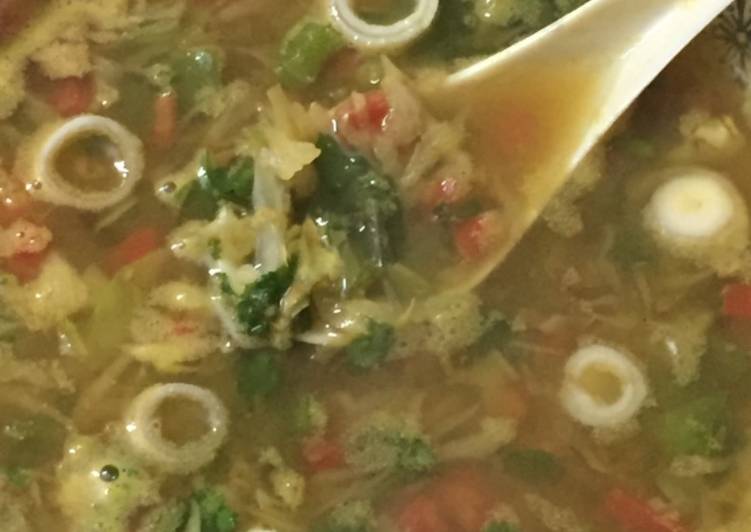 Mixed veg clear soup