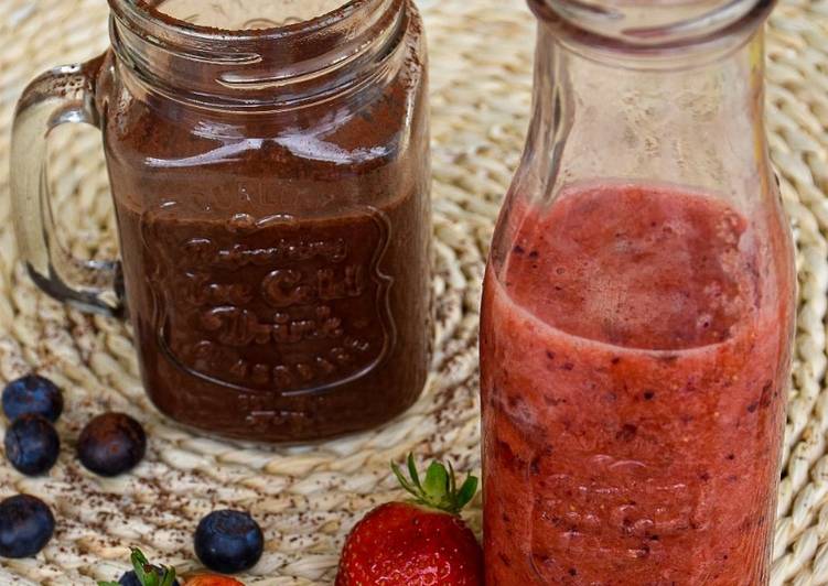 Smoothie avocado e cacao / Smoothie senza latte