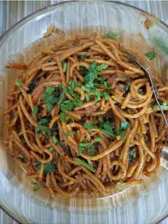 Foto resep Mie gomak medan (mie lidi goreng)