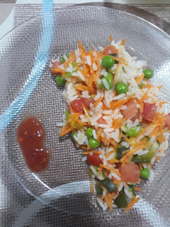 Una foto de Ensalada fresca de arroz