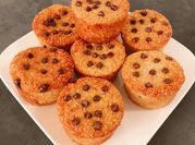 Une photo de gâteau aux noix healthy