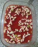 Gelatina con manzana
