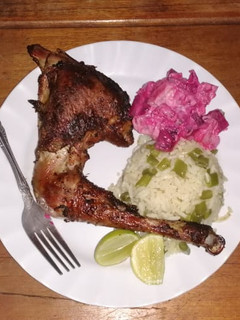 Una foto de Gallina asada....🇸🇻