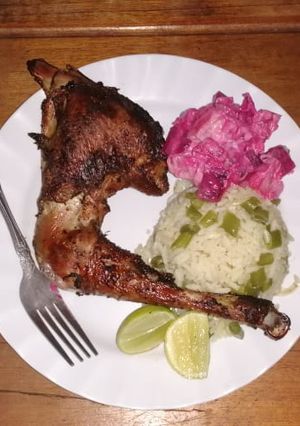 Una foto de Gallina asada....🇸🇻