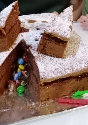 Foto resep Kue Ulangtahun Simple (Sponge Cake Pondan)