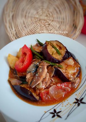 Foto resep Sarden Kaleng Terong Pedas