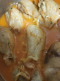Una foto de Pollo al ajillo