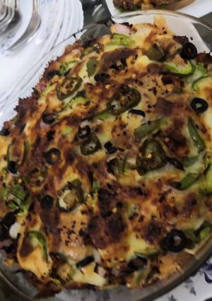A picture of Pizza fries.