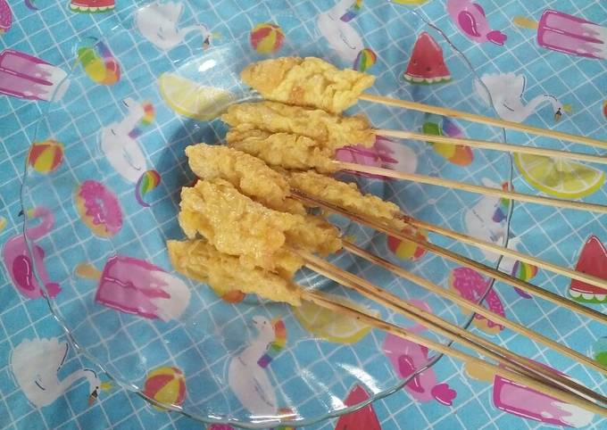 Sate Telur gulung