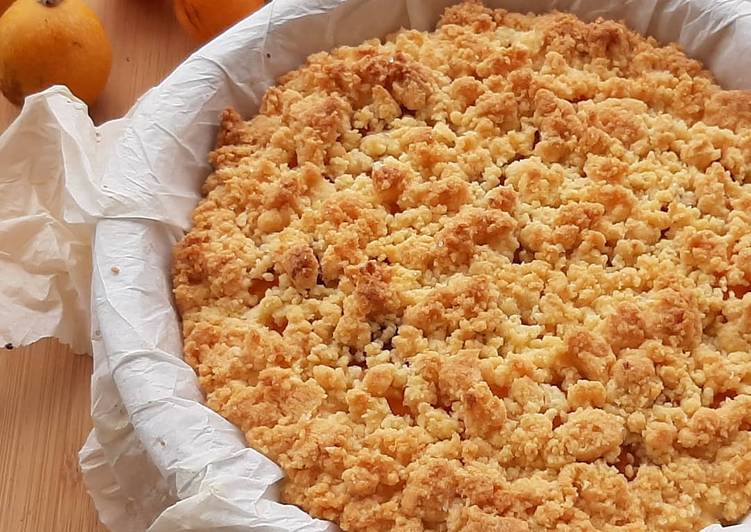 Recetta di Favorite Sbriciolata di ricotta e nespole