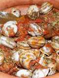 Caracoles con salsa
