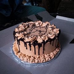 A picture of Banana Chocolate Chip Cake #themechallenge.