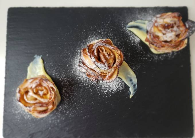 Modo più semplice a Fai  Perfetto Rose di mela e crema leggera