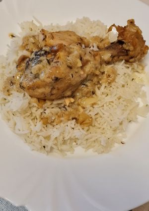 Csirkecomb mustáros szószban recept fotója