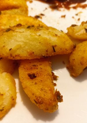 Una foto de Papas asadas al eneldo