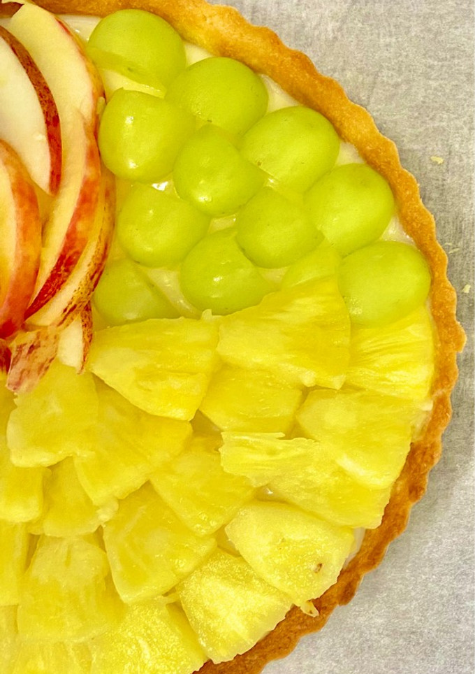 Una foto de Tartaleta de frutas en freidora de aire