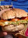 Whole Wheat Sandwiches with Asparagus Frittata