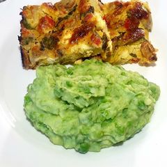 A picture of Pea and Potato Mash.