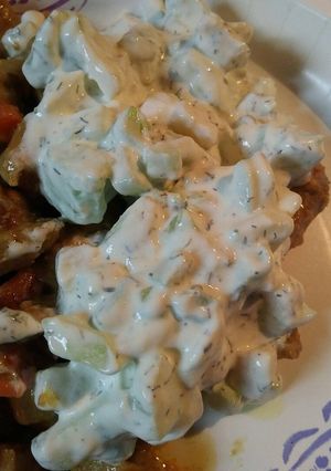 A picture of Apple Cucumber Sauce.
