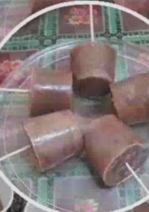 A picture of Cocoa Powder Popsicles.