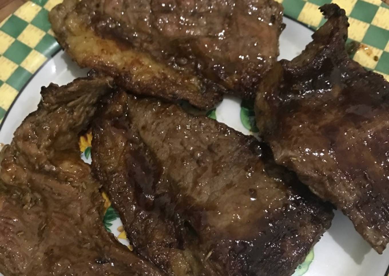 Sirloin steak rumahan 👍