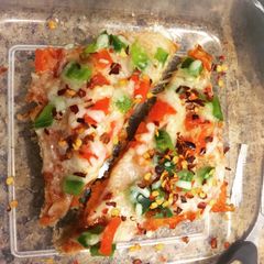 A picture of Quick Bread Pizza.