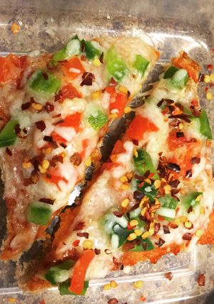 A picture of Quick Bread Pizza.