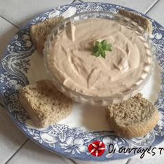 A picture of Sun-dried tomato and feta cheese dip.